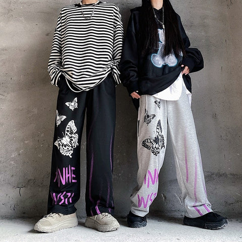 Harajuku Printed Unisex Pants