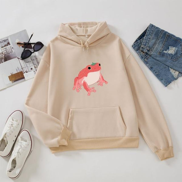 Cute Frog Oversized Hoodies