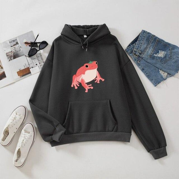 Cute Frog Oversized Hoodies