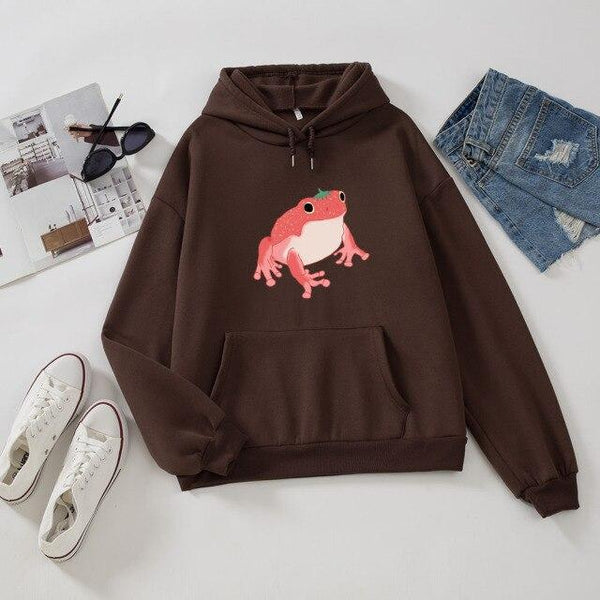 Cute Frog Oversized Hoodies