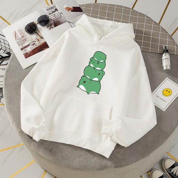 Stacked Frogs Oversized Hoodies | NEW