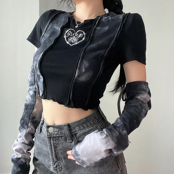 Rebel Heart Top & Gloves Set