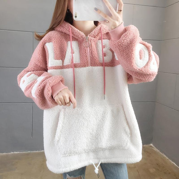 Bunny Ear 'No Plan Is My Plan' Hoodie with Zip