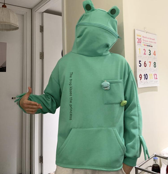 Frog Hood Oversized Hoodie *EXCLUSIVE*