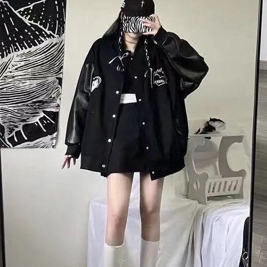 Harajuku Style Bomber Oversized Jacket