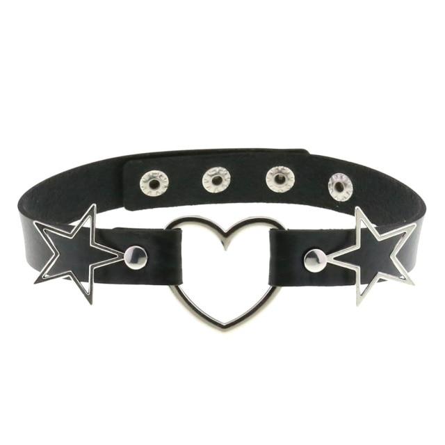 Star Heart Choker