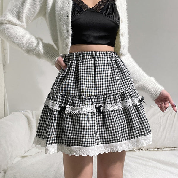 Picnic Party Plaid Skirt