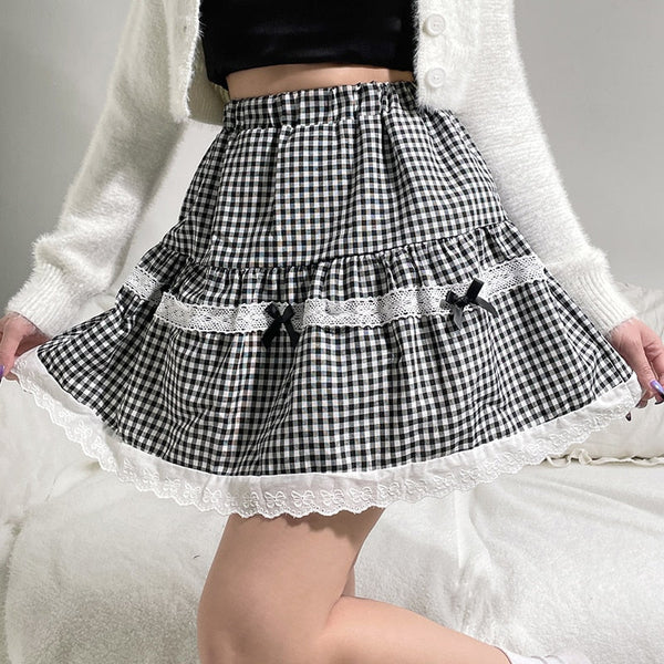 Picnic Party Plaid Skirt