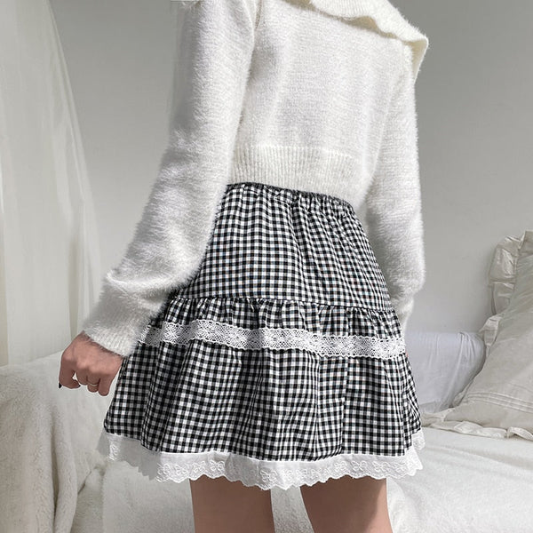 Picnic Party Plaid Skirt