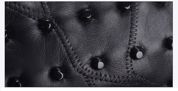 Gothic Skull Studded Rivets Messenger Bag