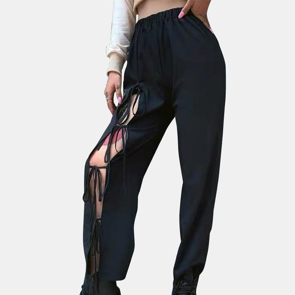 Right Side Lace Up Pants