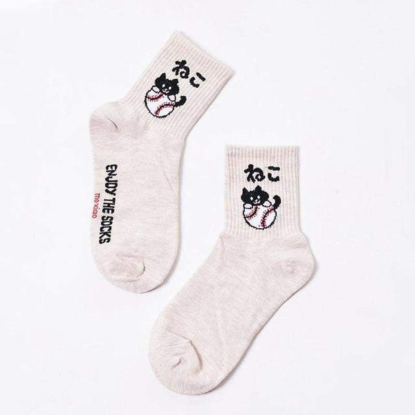 "SPORTY KITTY" SOCKS